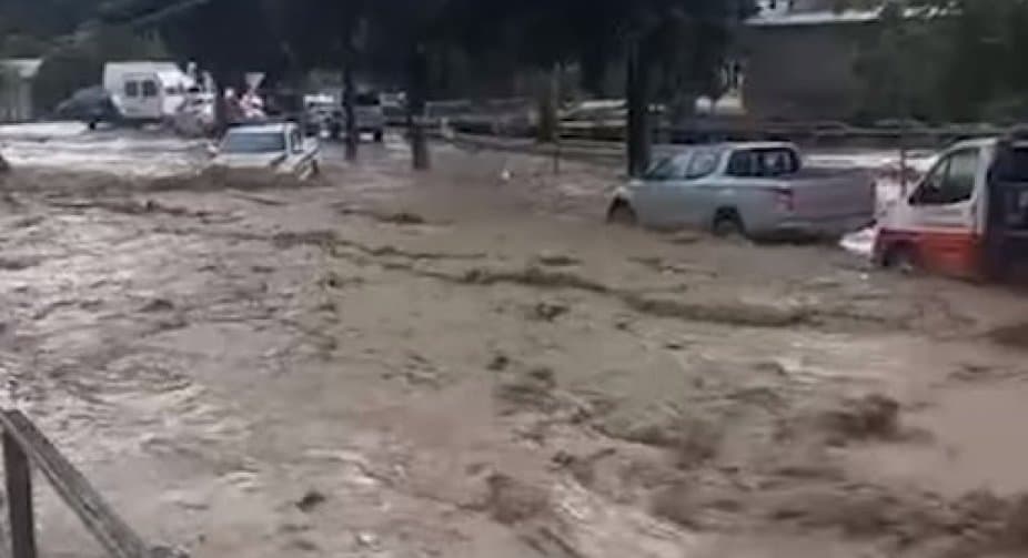 Heavy rain, flood affect eastern Gurjaani municipality