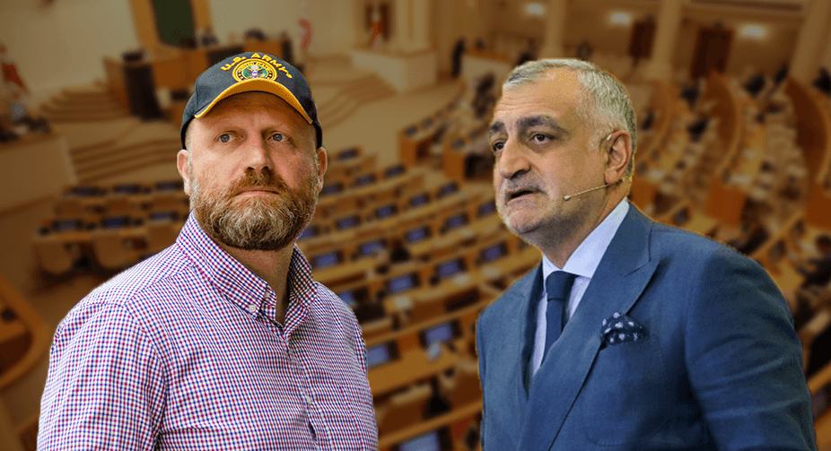 Parliament suspends MP status for Khazaradze, Japaridze