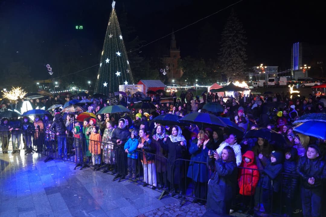 ჭიათურაში წლის მთავარი საახალწლო ღონისძიება გაიმართა
