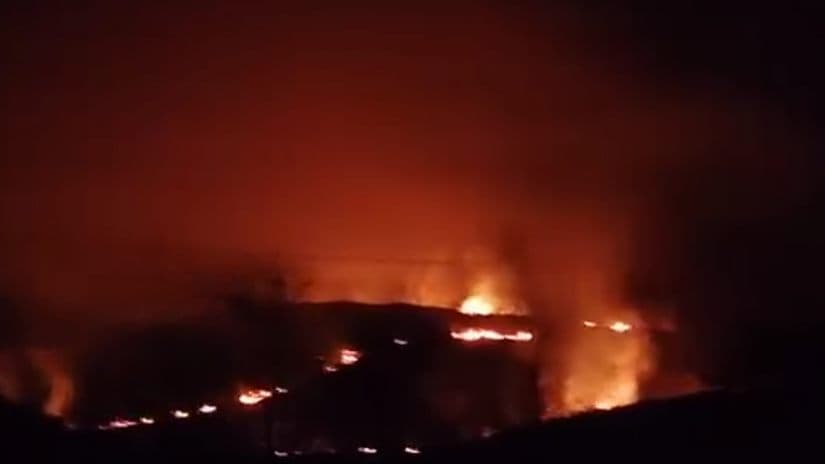 წალენჯიხაში ხანძარი ლიკვიდირებულია