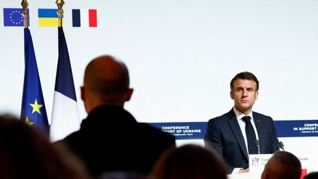 მაკრონი – უახლოეს მომავალში უკრაინაში საფრანგეთის ჯარი არ იქნება