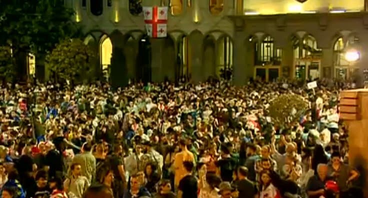 “აქციაზე დაშავებული 8 სამოქალაქო პირის ჰოსპიტალიზაცია განხორციელდა, აღენიშნებათ სხვადასხვა სახის დაზიანებები”