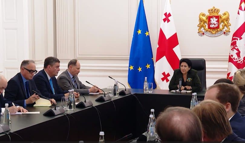 სალომე ზურაბიშვილი – ვიხილეთ ძალადობა ჩვენს პარტნიორებზეც და მინდა დავაფიქსირო ჩემი ბოდიში იმ სიტყვების გამო, რომლებიც გამოყენებული იყო