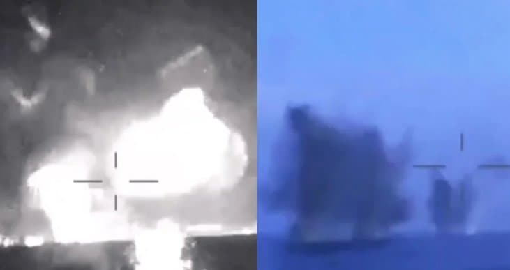 უკრაინის დაზვერვამ რუსეთის ორი კატარღის განადგურება ოფიციალურად დაადასტურა