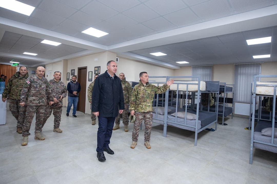 სამხედრო ბაზებზე ინფრასტრუქტურის სრული განახლება მიმდინარეობს