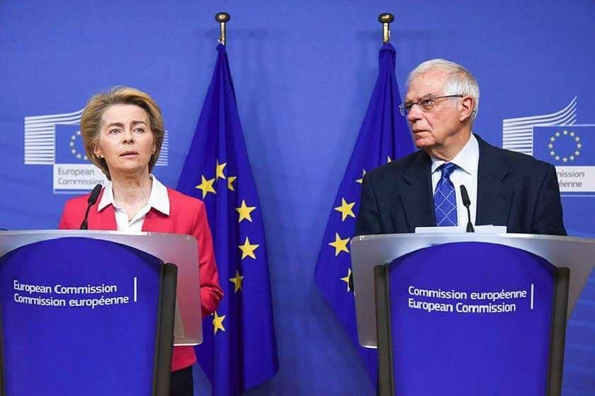 ურსულა ფონ დერ ლაიენი და ჟოზეფ ბორელი კიევში ჩავლენ