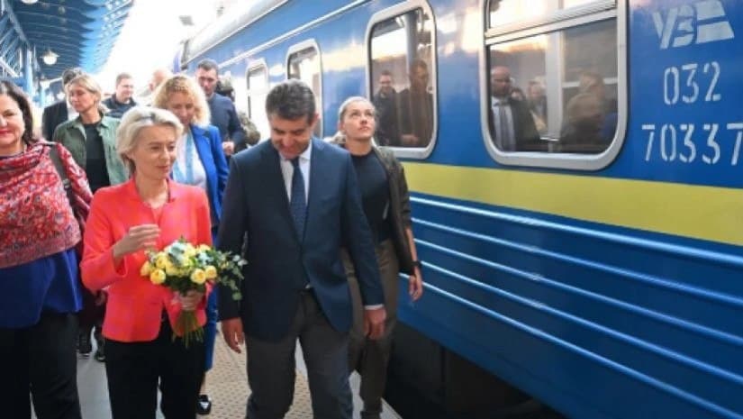 Von der Leyen in Kyiv to discuss EU’s support amid energy crisis, winter preparations