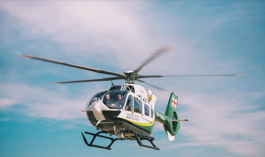 სასაზღვრო პოლიციის მფრინავებმა ახალი სამაშველო ვერტმფრენი გერმანიიდან საქართველოში ჩამოიყვანეს