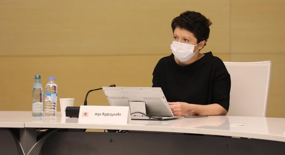 მედიის ნაწილი თეა წულუკიანის პრესკონფერენციაზე არ შეუშვეს