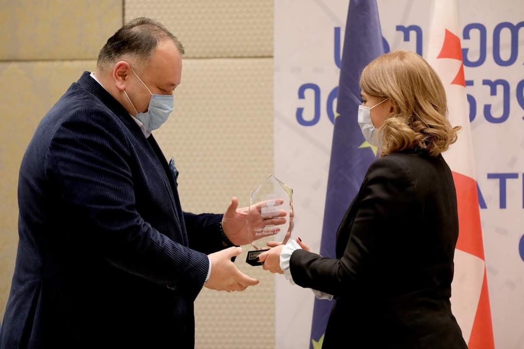 ქუთაისის მერიას მორიგი ჯილდო “საუკეთესო პრაქტიკის” კონკურსში გადაეცა