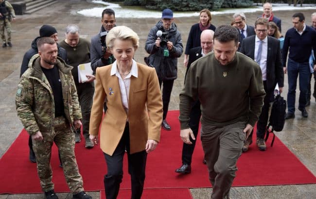 ზელენსკი ურსულა ფონ დერ ლაიენს შეხვდა