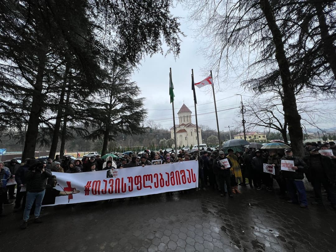 “ნაციონალურმა მოძრაობამ” ოთხ ქალაქში საპროტესტო აქციები გამართა