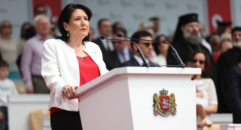 President Zourabichvili congratulates law enforcement on Police Day from EP