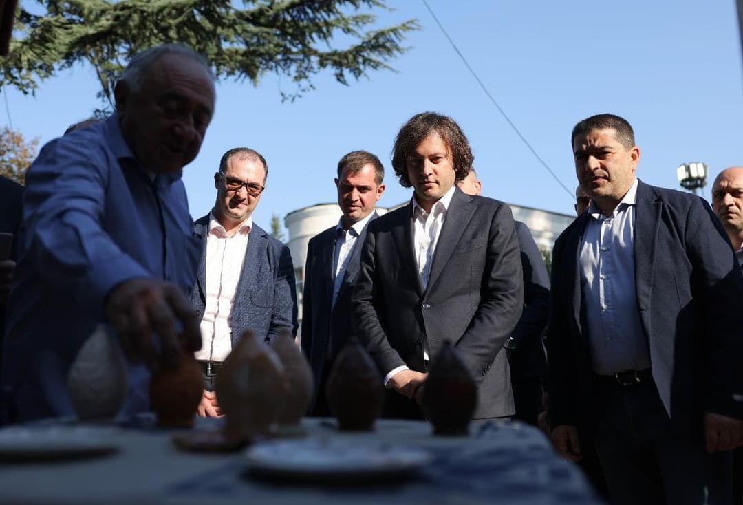 ირაკლი კობახიძე გურჯაანის ღვინის ფესტივალზე იმყოფებოდა