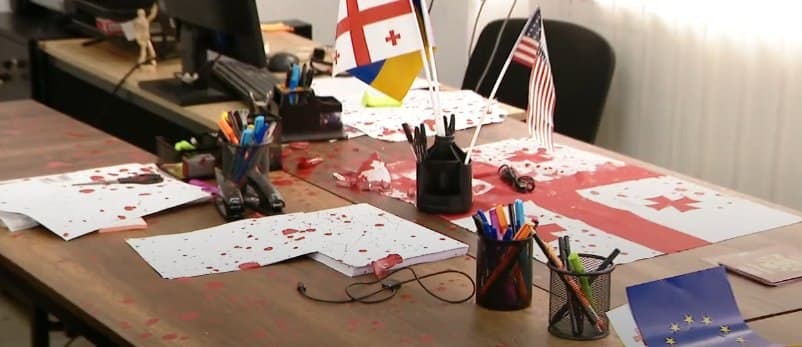 UNM opposition: Our office in Varketili vandalized