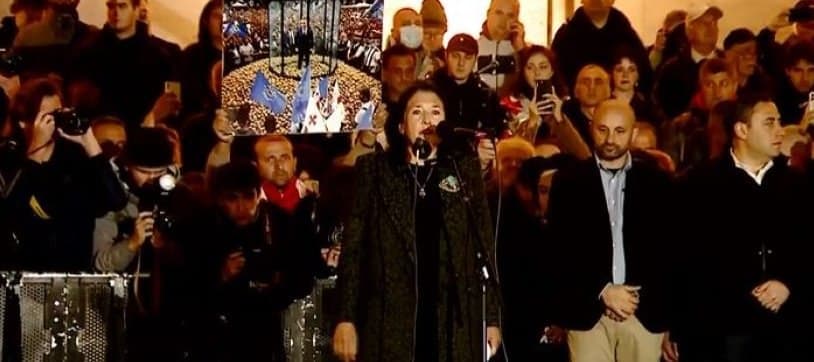 სალომე ზურაბიშვილი – თქვენ არ წაგიგიათ არჩევნები, თქვენი ხმა მოიპარეს, თქვენთან ერთად ვიქნები ბოლომდე ამ ევროპულ გზაზე