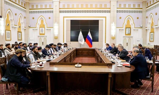 Russian officials hold Talks with Taliban leaders in Kabul