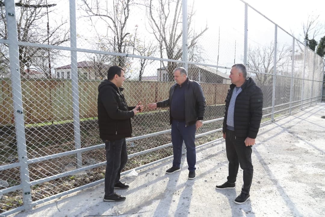 წყალტუბოს მუნიციპალიტეტში სპორტული ინფრასტრუქტურის მოწესრიგების სამუშაოები მიმდინარეობს