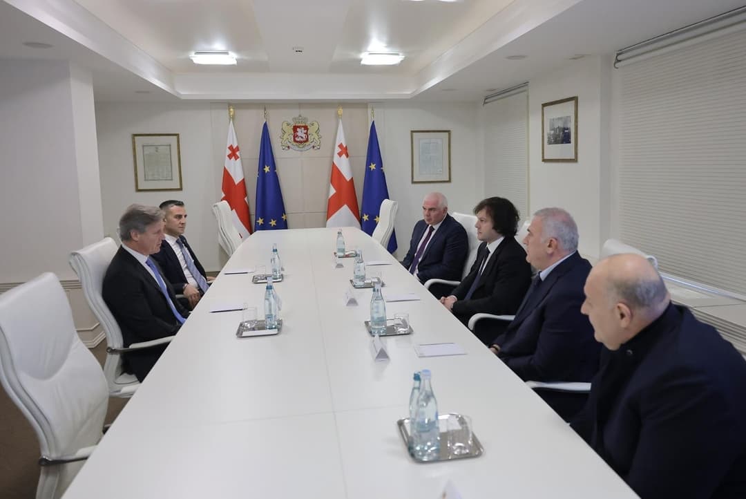 ირაკლი კობახიძე ევროპის საწყლოსნო ფედერაციის პრეზიდენტს შეხვდა