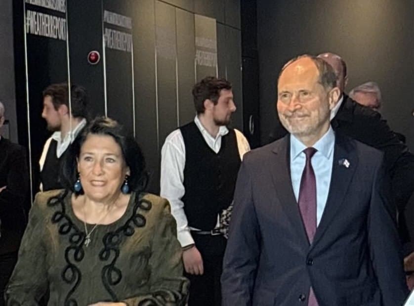 Georgian President’s work in defending democratic, EU aspirations ‘crucial’, EU Embassy
