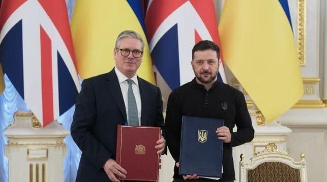UK and Ukraine sign 100-year partnership agreement
