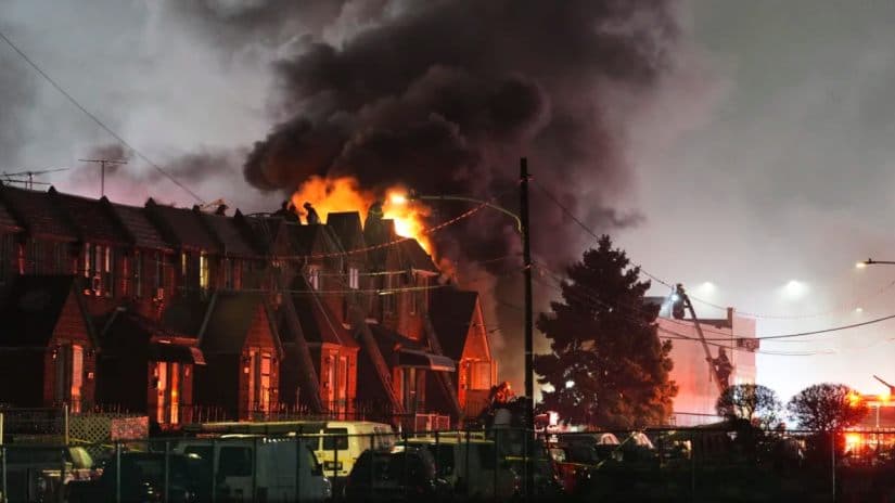 Air ambulance crashes in Philadelphia, leaving 6 dead