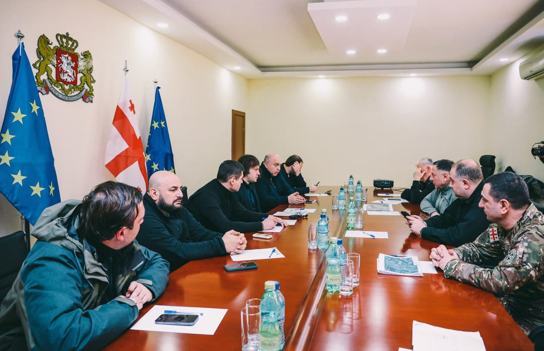 ვახტანგ გომელაური გურიის რეგიონში საკოორდინაციო შტაბის მორიგ სხდომას დაესწრო