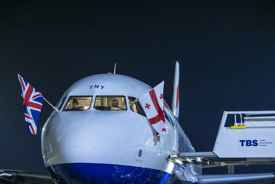 British Airways launches direct flights between London and Tbilisi