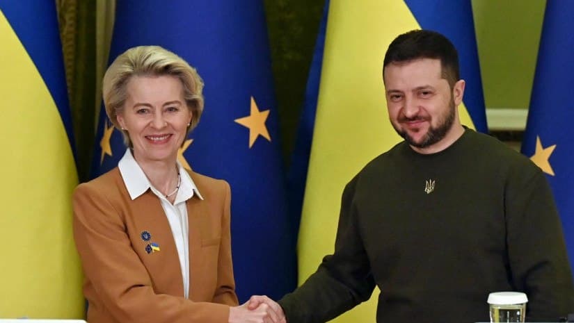 Ursula Von der Leyen heads to London to bolster European support for Ukraine