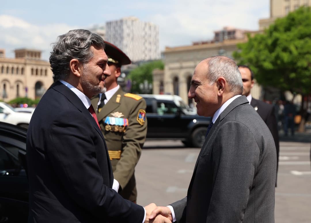 მიხეილ ყაველაშვილი ერევანში ნიკოლ ფაშინიანს შეხვდა