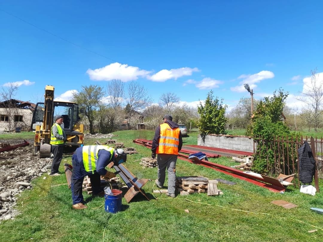 კოშკაში სასმელი წყლის სისტემის რეაბილიტაცია მიმდინარეობს