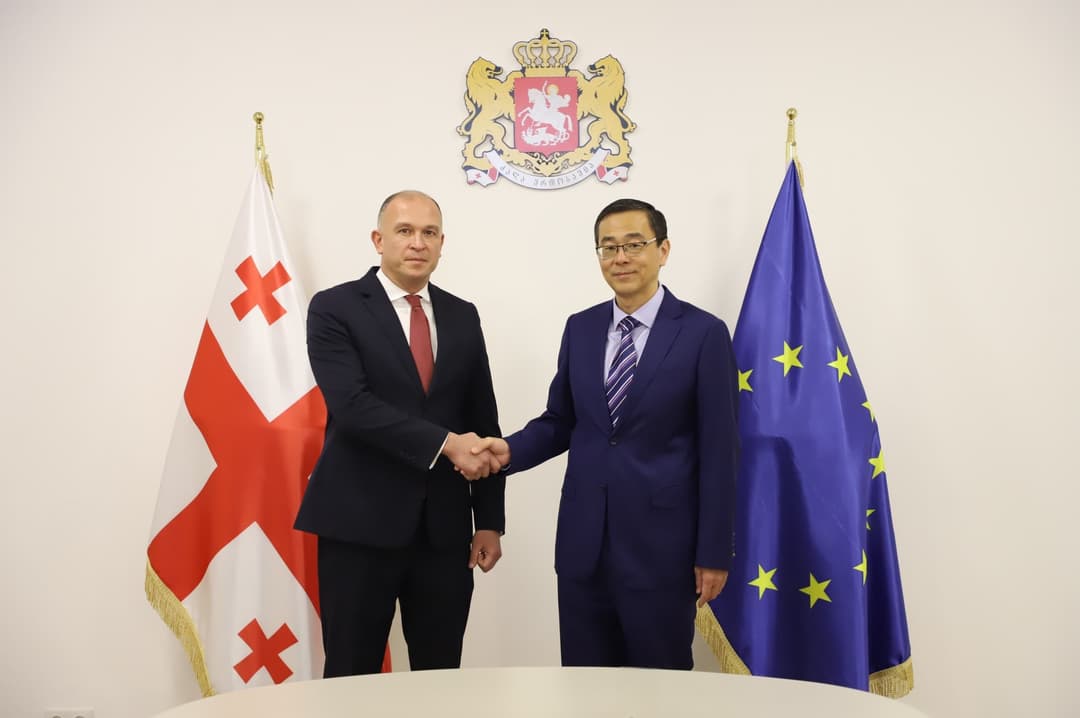 ლევან მგალობლიშვილი ჩინეთის სახალხო რესპუბლიკის საგანგებო და სრულუფლებიან ელჩს შეხვდა