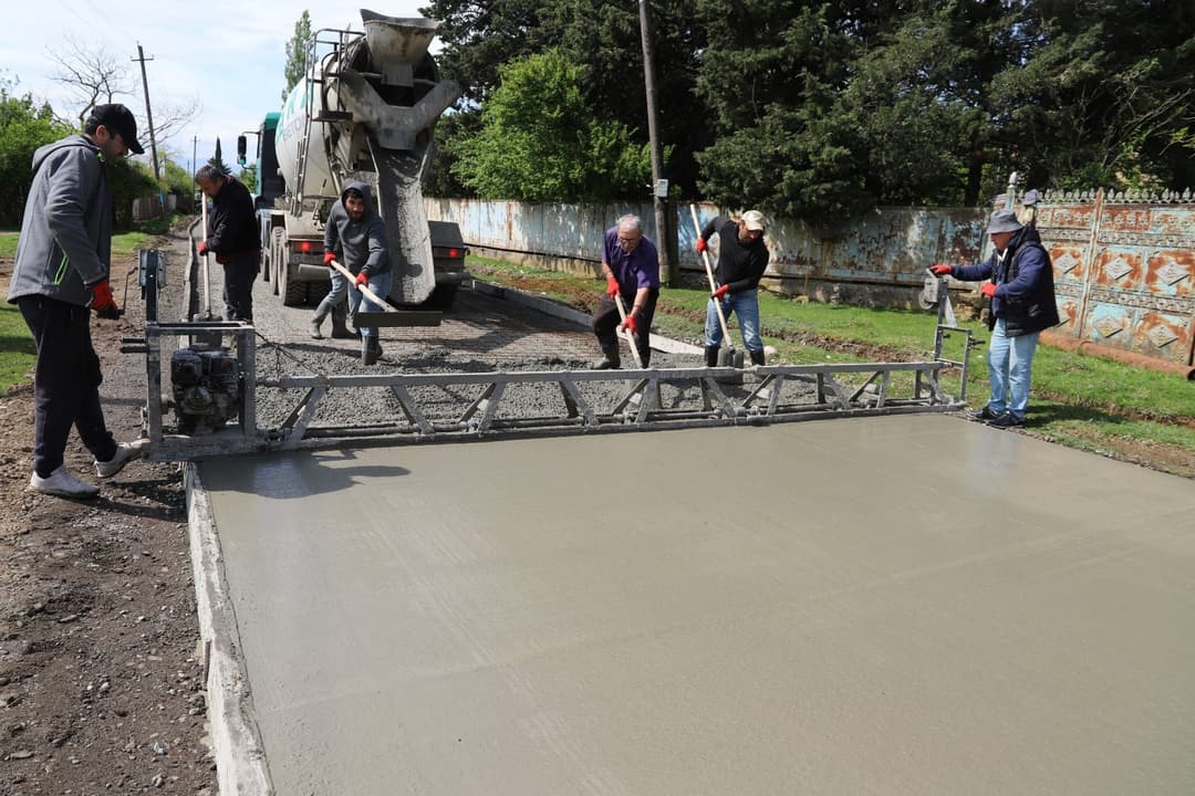 ეწერში შიდასაუბნო გზის რეაბილიტაცია დაიწყო