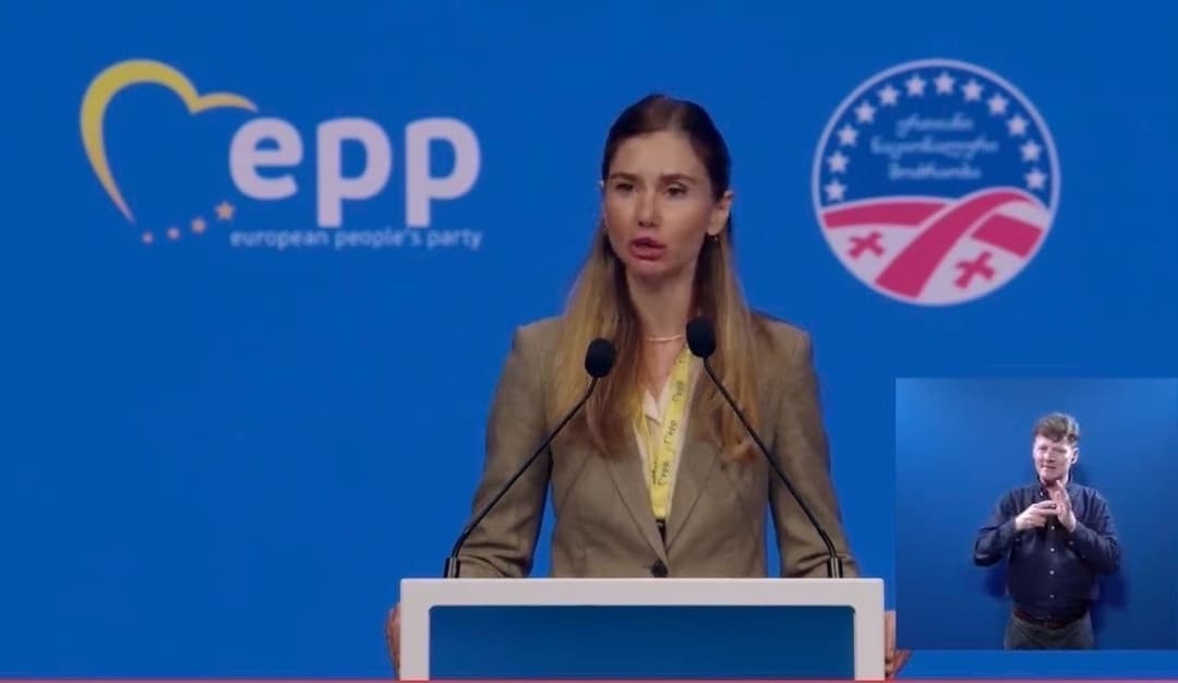 თინა ბოკუჩავა – ჩვენს დელეგაციაში ერთი ადგილი თვალსაჩინოდ ცარიელი რჩება, ადგილი, რომელიც საქართველოს მესამე პრეზიდენტს ეკუთვნის