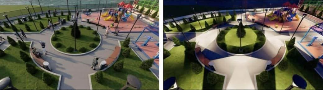 დაბა ახალდაბაში, ბორჯომის ქუჩაზე, ახალი რეკრეაციული სივრცის მოწყობა დაიწყო