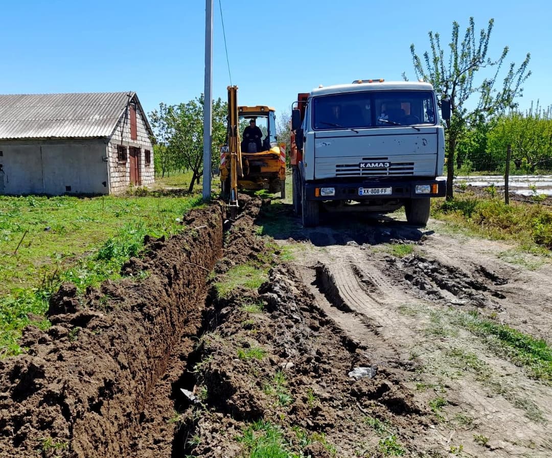 ქვემო არცევში სასმელი წყლის სისტემის მოწყობა/რეაბილიტაცია მიმდინარეობს