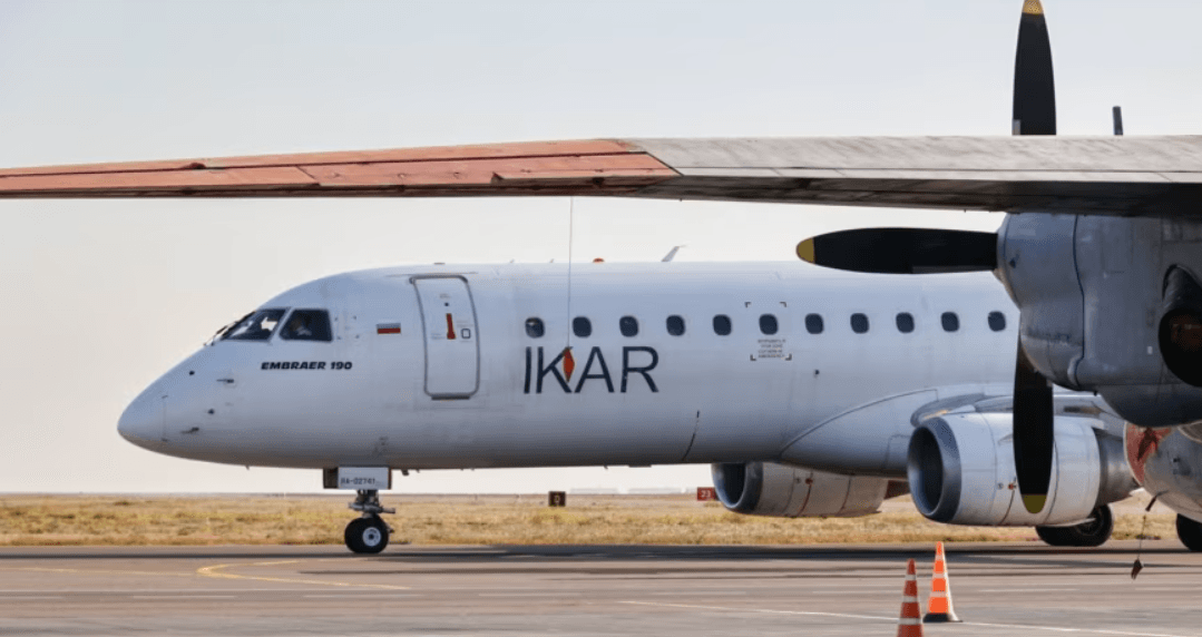 The flight was postponed due to drone attack by Ukrainian forces.