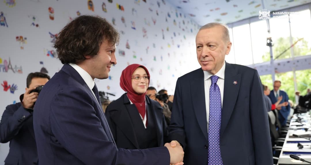 რეჯეფ თაიფ ერდოღანი ირაკლი კობახიძეს საქართველოს დამოუკიდებლობის დღეს ულოცავს