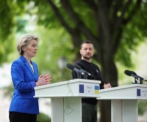 ურსულა ფონ დერ ლაიენი - გავაგრძელებთ ვოლოდიმირ ზელენსკის მხარდაჭერას უკრაინაში მდგრადი მშვიდობის მისაღწევად