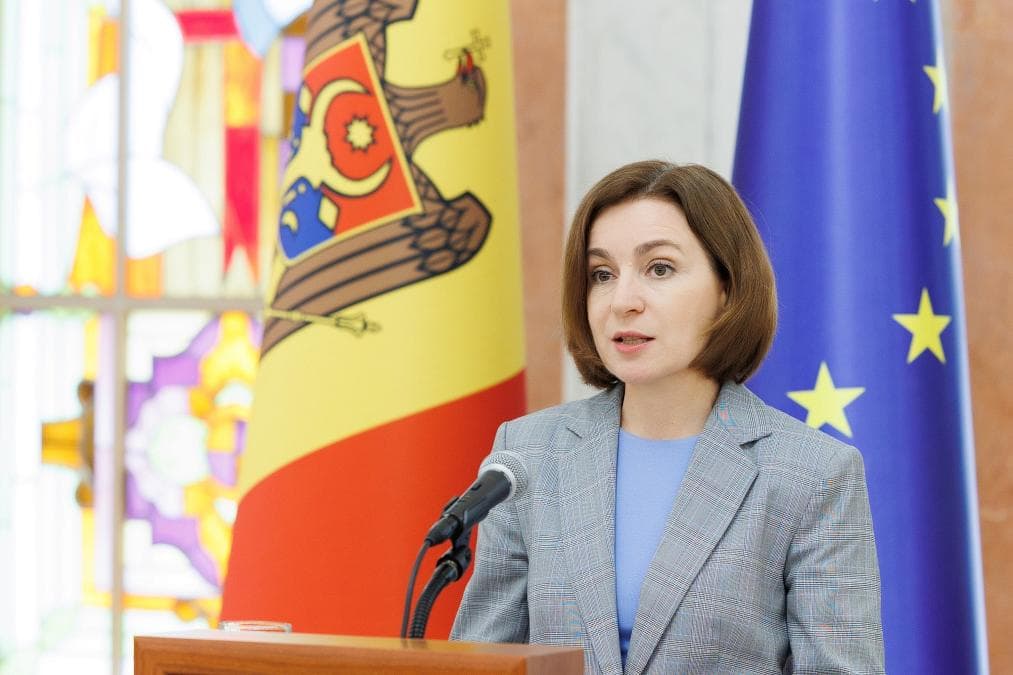 Molova's Sandu voices solidarity with Georgia on Independence Day