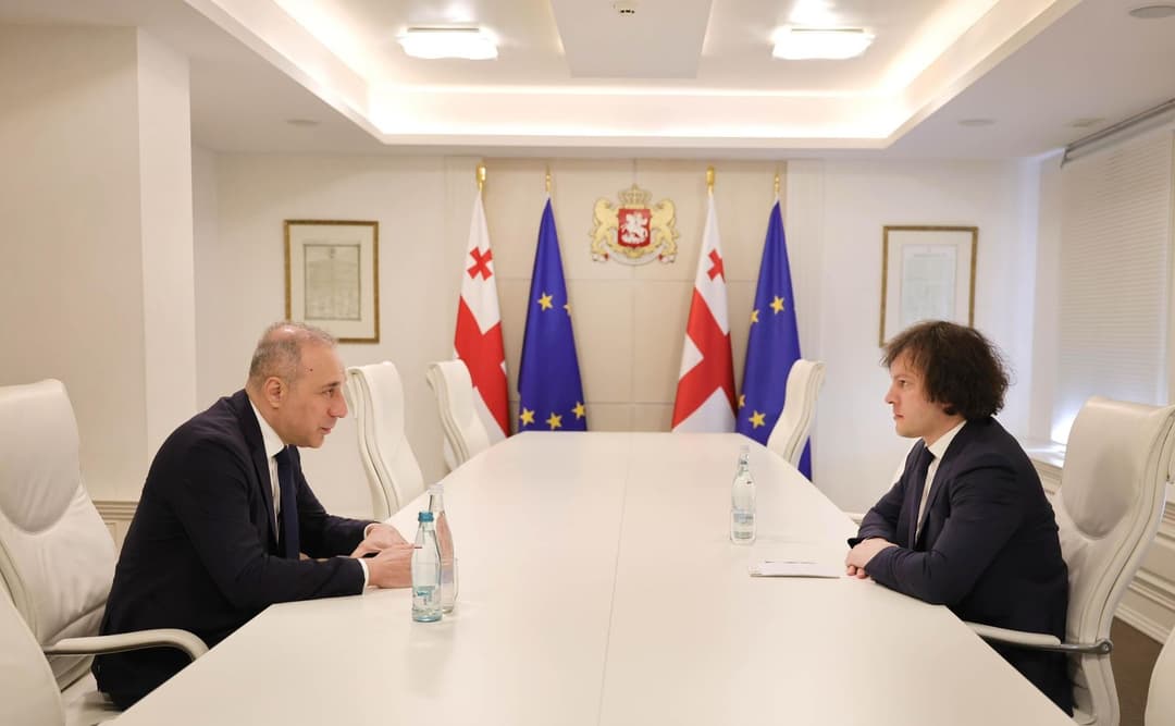 ირაკლი კობახიძე პორტუგალიის რესპუბლიკაში საქართველოს ახლად დანიშნულ ელჩს შეხვდა