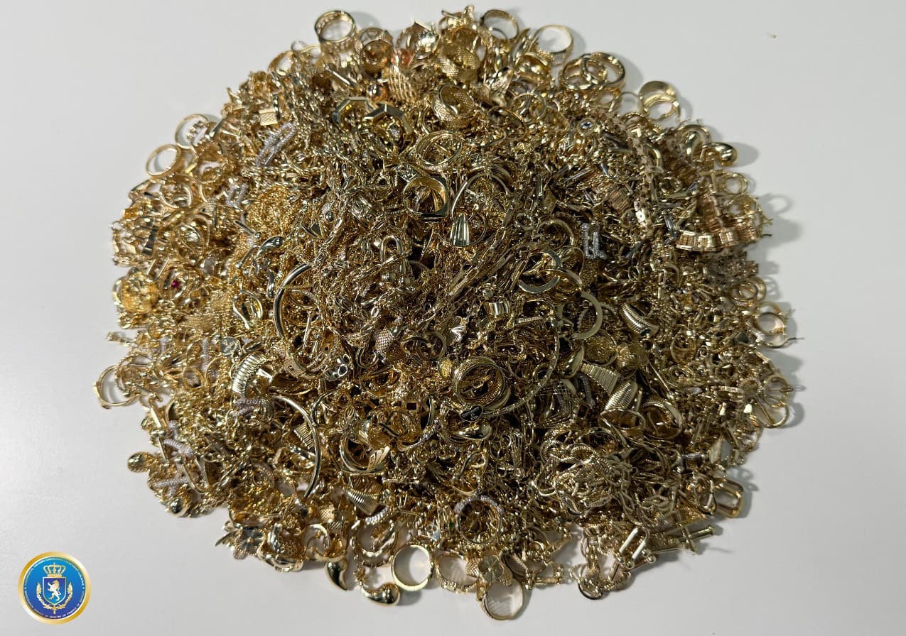 The Investigation Service of Georgia’s Ministry of Finance said on Tuesday the suspect tried to bypass customs regulations by concealing the gold in a specially constructed hiding compartment.