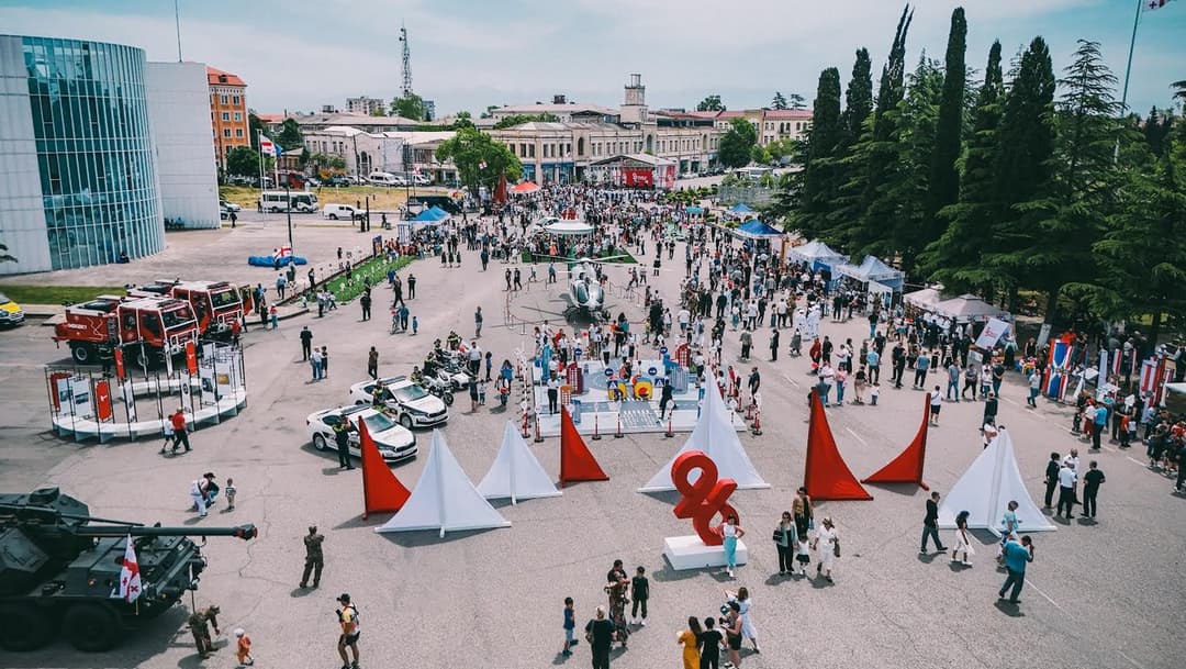 შსს-ს საქართველოს დამოუკიდებლობის დღისადმი მიძღვნილი ღონისძიება ფოთში დასრულდა