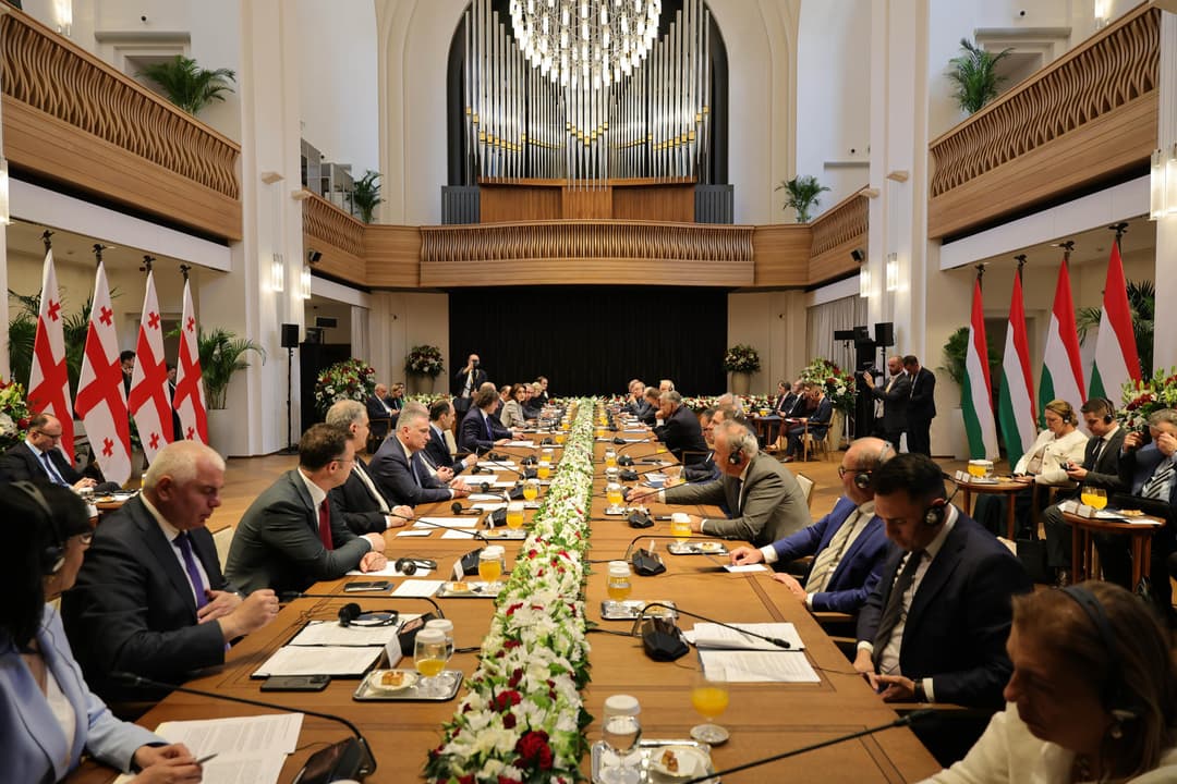 ირაკლი კობახიძისა და ვიქტორ ორბანის თანათავმჯდომარეობით ბუდაპეშტში საქართველო-უნგრეთის მთავრობათაშორისი სამიტი გაიმართა