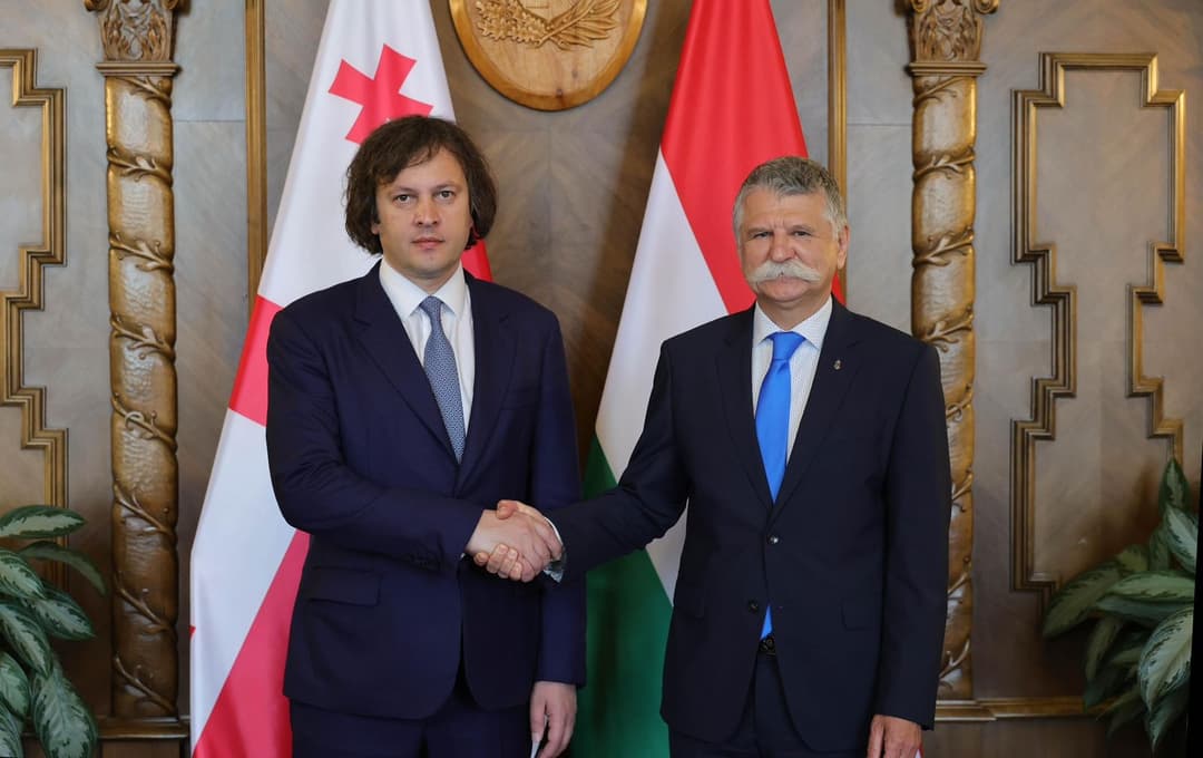 ირაკლი კობახიძე უნგრეთის ეროვნული ასამბლეის თავმჯდომარეს შეხვდა