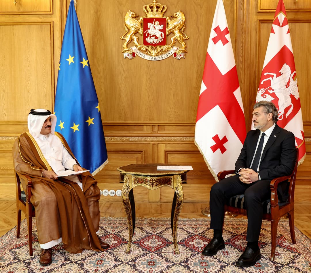 მიხეილ ყაველაშვილი საქართველოში კატარის სახელმწიფო ელჩს ჰასან აჰმედ ალი მოჰამედ ალ მუთავას შეხვდა