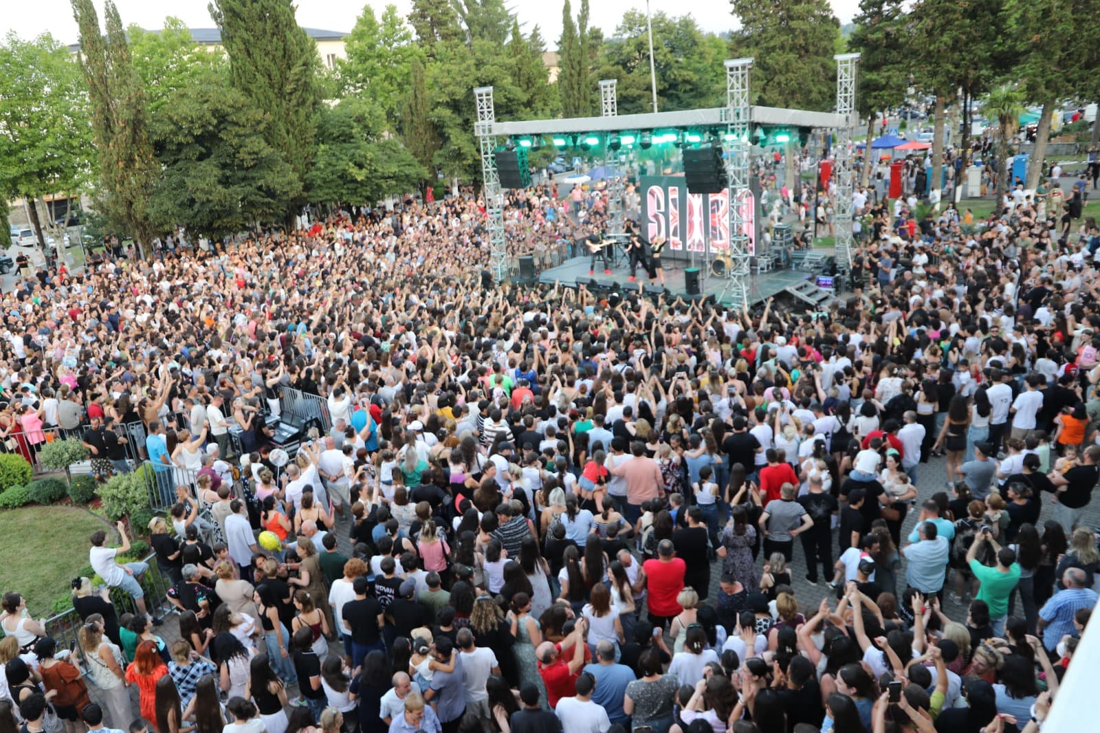 <p>On July 26, the iconic disco group Boney M lit up the stage in Terjola, Georgia, with a live concert that drew hundreds of local residents and visitors from across the country.</p><p>The group's renewed lineup delivered an electrifying performance, featuring their timeless hits that have dominated global music charts since the 1970s and 80s. Songs like <em>Rasputin</em>, <em>Daddy Cool</em>, and <em>Rivers of Babylon</em> filled the air, creating an unforgettable evening for fans of all ages.</p><p>"Boney M's chart-topping songs continue to captivate listeners across generations. Their concert in Terjola became a truly special and memorable musical night for Georgian audiences," said the Terjola Municipality.</p><p>The event was made possible thanks to the financial support of local businesses and the organization of the Terjola Municipal Government.</p>