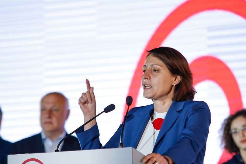 Khoshtaria, a vocal critic of the ruling Georgian Dream party, said she would not pay any fines, nor comply with any summonses for court hearings or interrogations