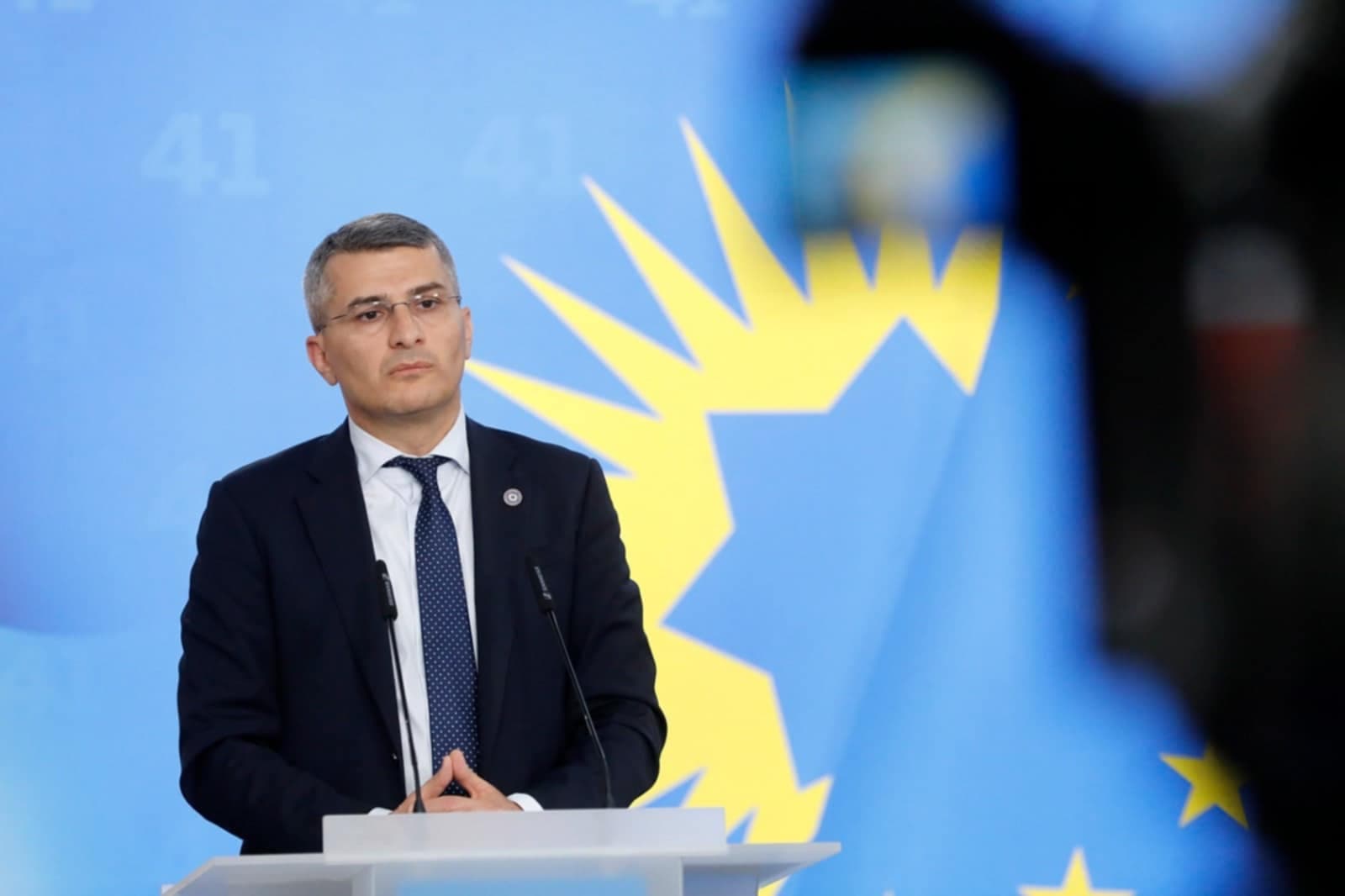 Mdinaradze criticised what he described as an artificial media campaign by “radicals” aimed at exploiting the temporary absence of a formal candidate announcement