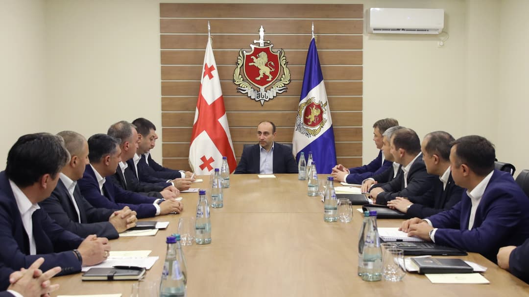 გეკა გელაძემ პოლიციის დეპარტამენტების დირექტორებთან სამუშაო შეხვედრა გამართა
